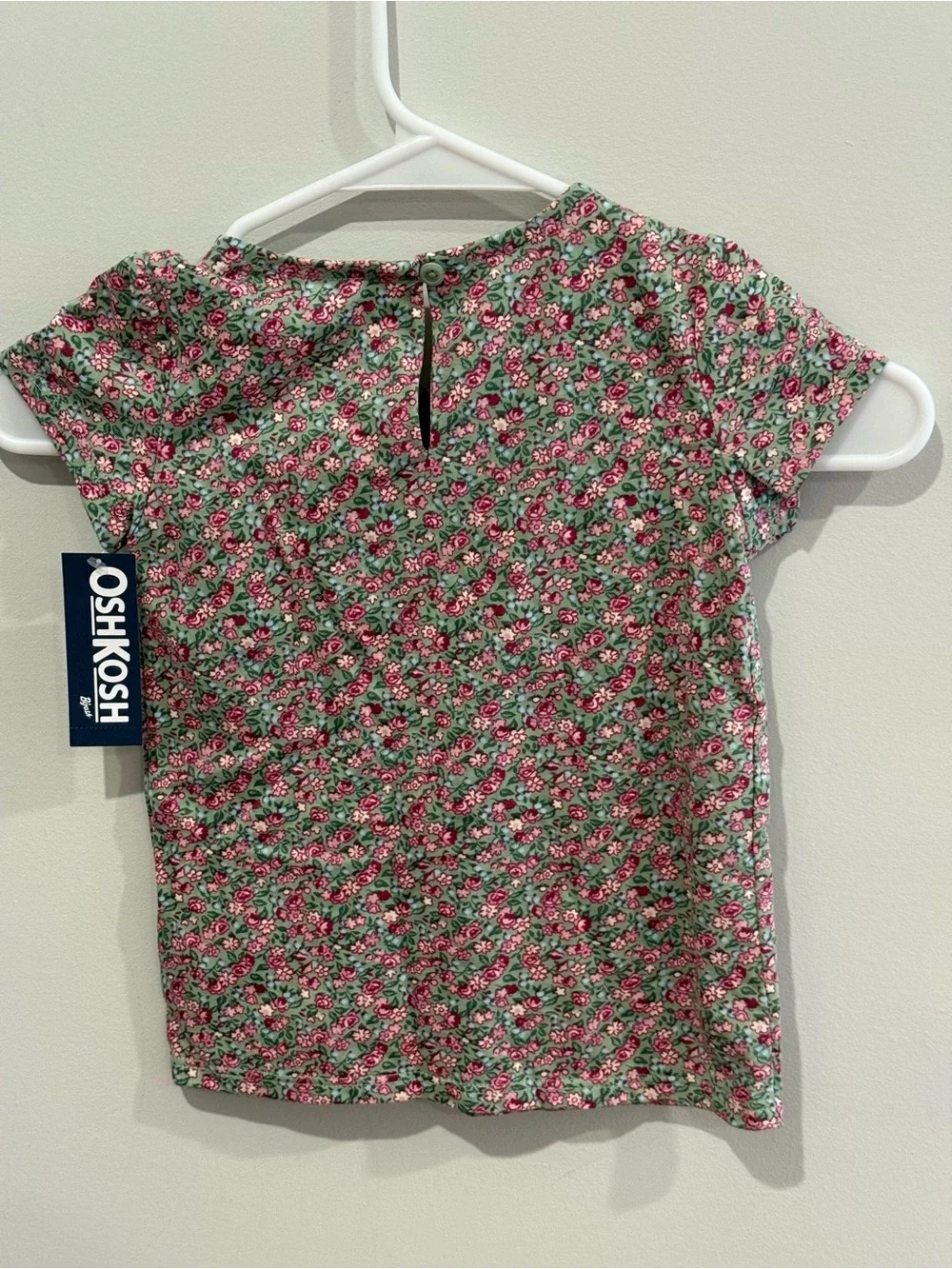 New OshKosh B'gosh Pink Floral Toddler Tee - 4T 233